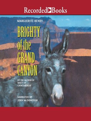 cover image of Brighty of the Grand Canyon